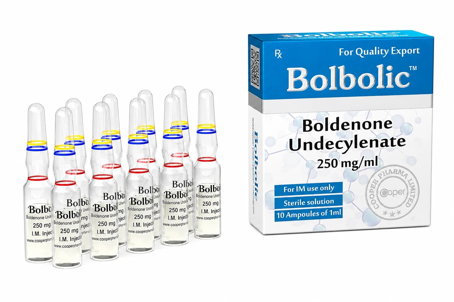 BOLDENONA COOPER 10ML 250mg