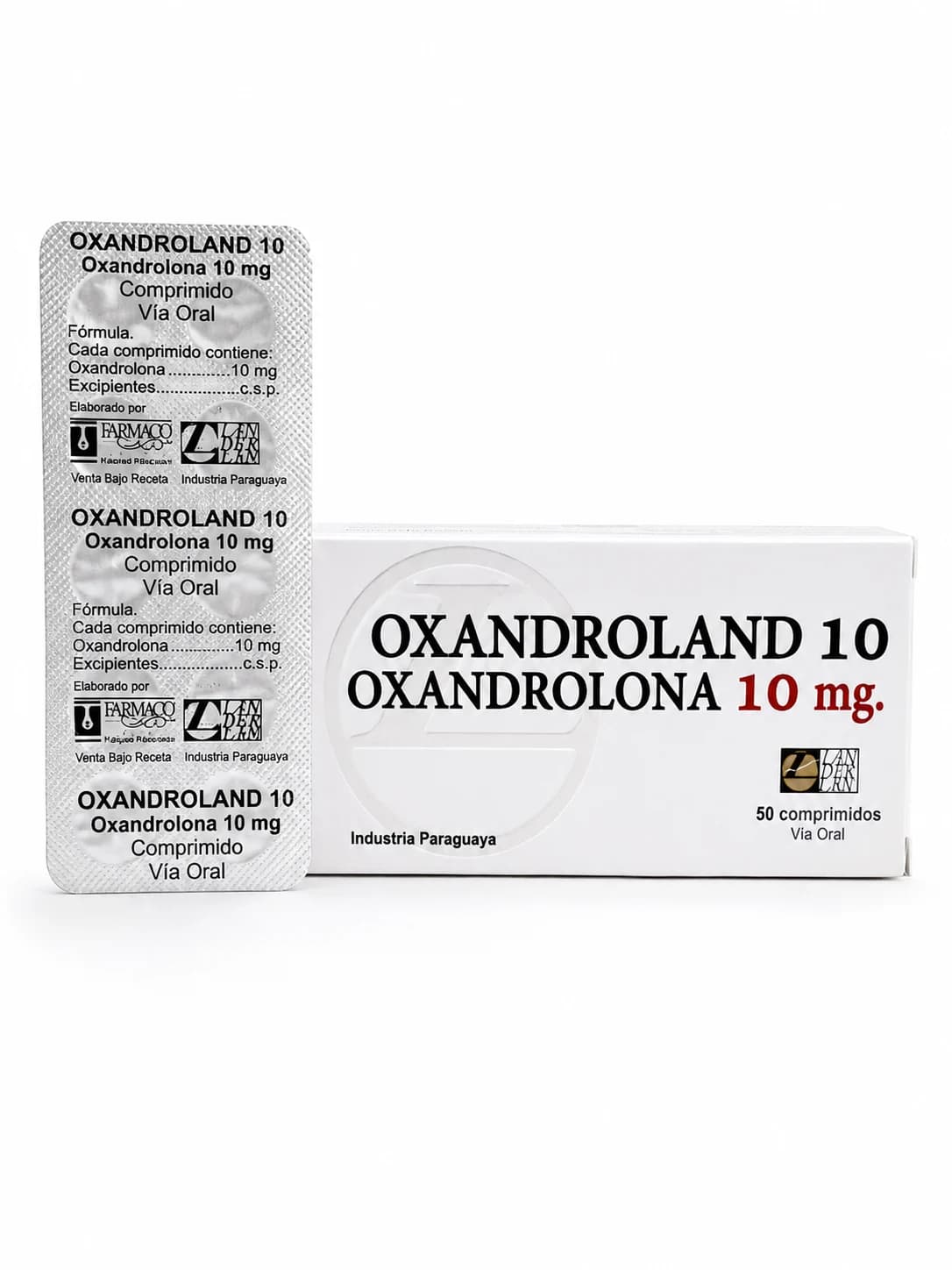 OXANDROLONA 10mg 50 COMPRIMIDOS